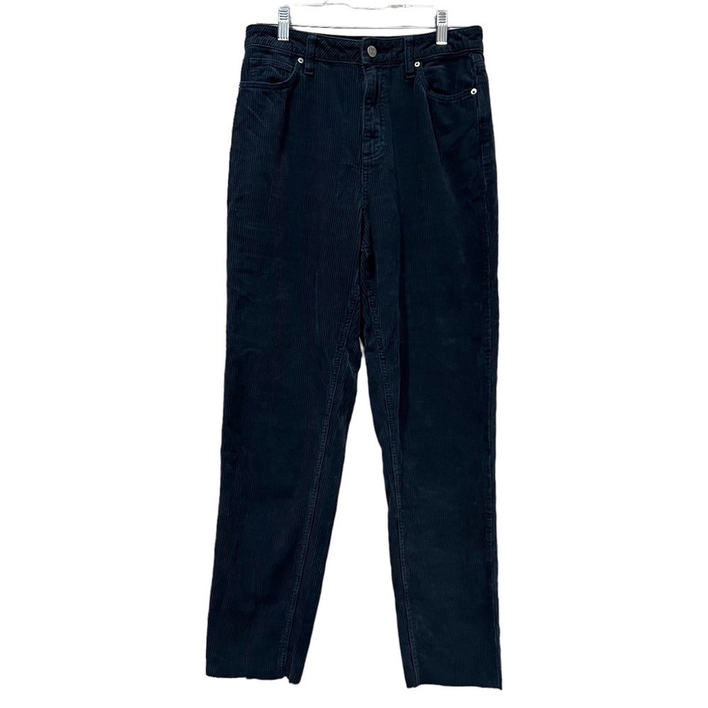 Urban Outfitters BDG 24 Teal Blue Corduroy High Rise Mom Jeans B